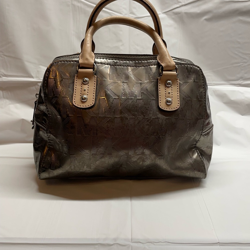 Michael Kors Gold Small Satchel - Picture 2 of 4